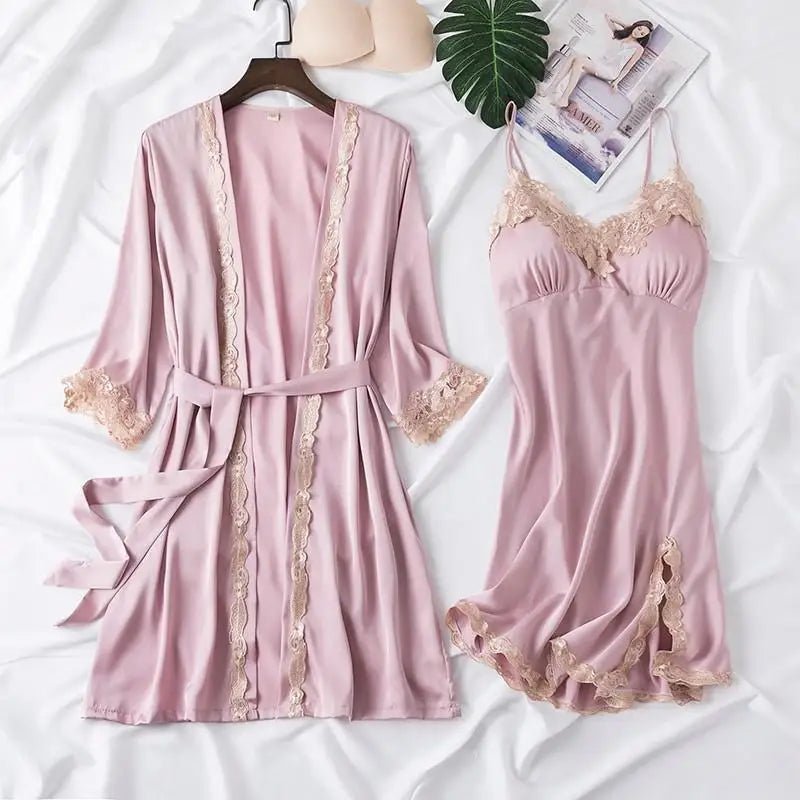 Silky Satin Pajama Set - brand - ai - accelerator - ldbse