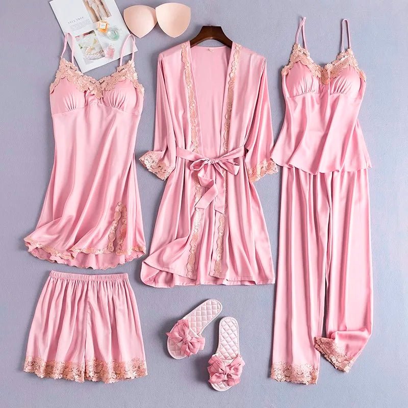 Silky Satin Pajama Set - brand - ai - accelerator - ldbse