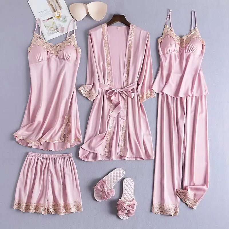 Silky Satin Pajama Set - brand - ai - accelerator - ldbse