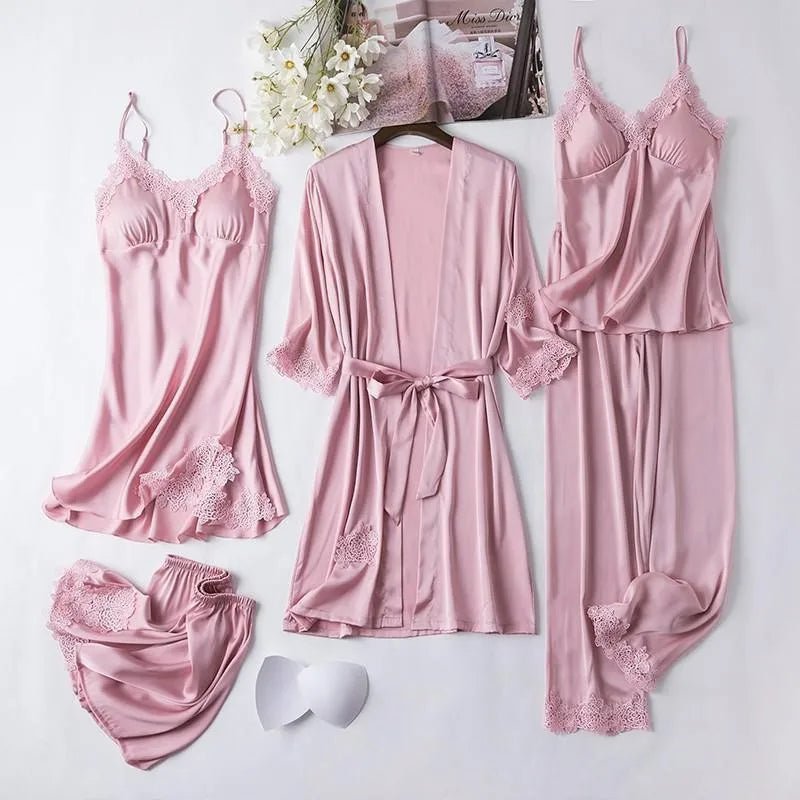Silky Satin Pajama Set - brand - ai - accelerator - ldbse