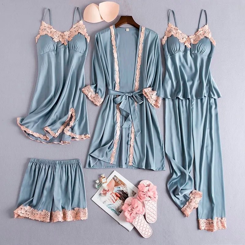 Silky Satin Pajama Set - brand - ai - accelerator - ldbse