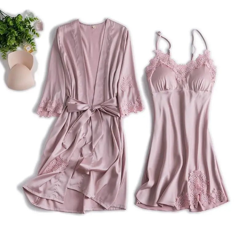 Silky Satin Pajama Set - brand - ai - accelerator - ldbse