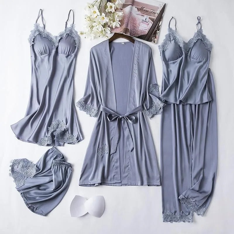 Silky Satin Pajama Set - brand - ai - accelerator - ldbse
