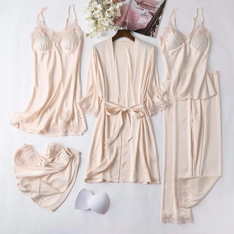 Silky Satin Pajama Set - brand - ai - accelerator - ldbse