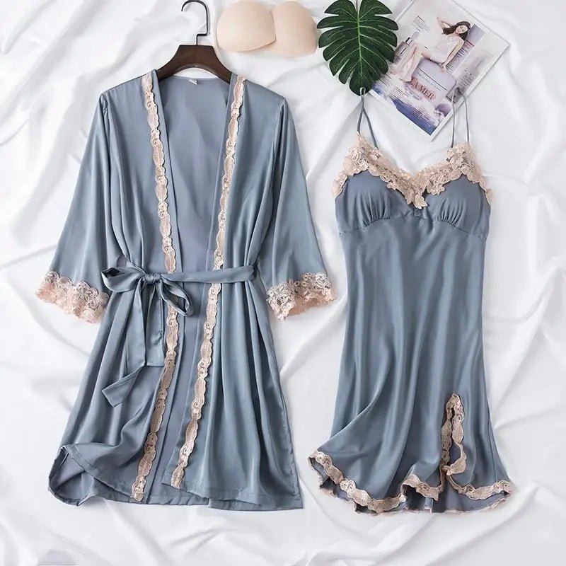 Silky Satin Pajama Set - brand - ai - accelerator - ldbse