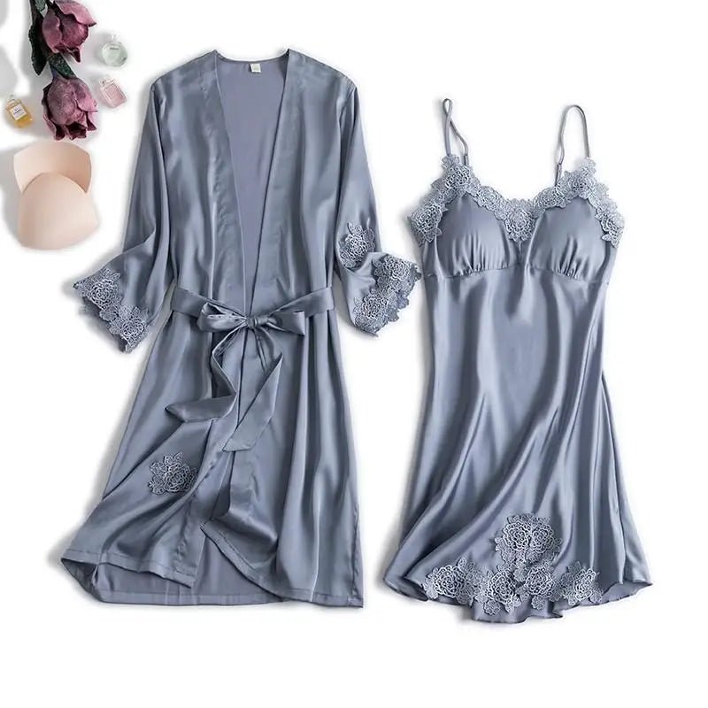 Silky Satin Pajama Set - brand - ai - accelerator - ldbse