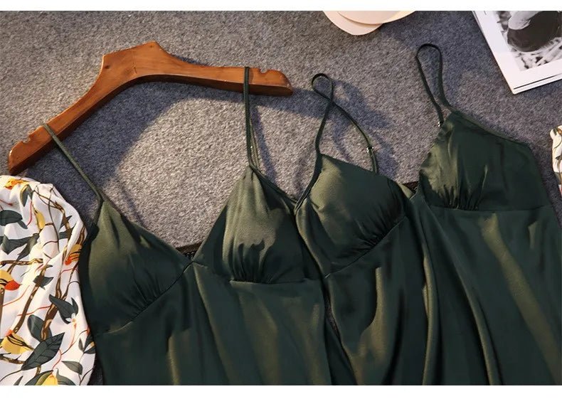 Silky Satin Pajama Set - brand - ai - accelerator - ldbse