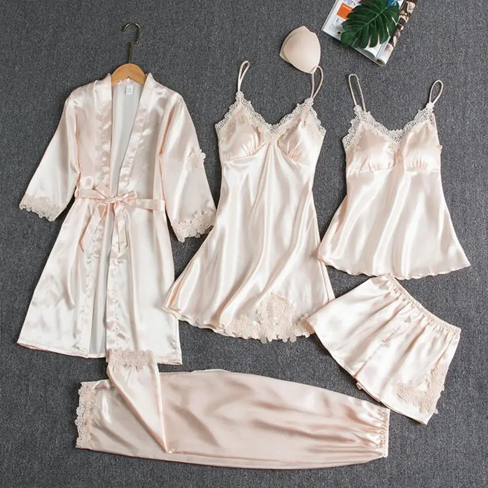 Silky Satin Pajama Set - brand - ai - accelerator - ldbse