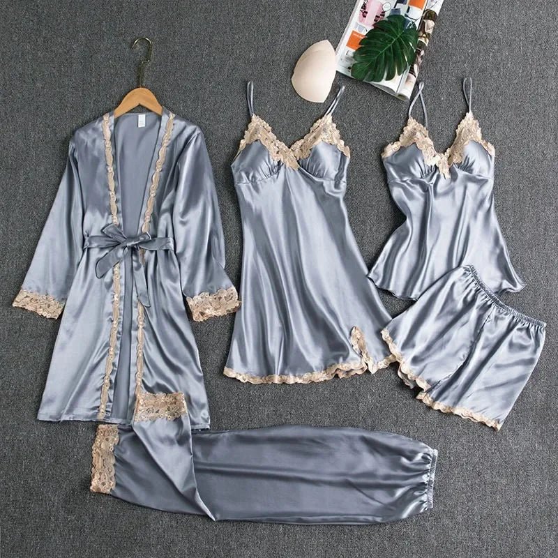 Silky Satin Pajama Set - brand - ai - accelerator - ldbse