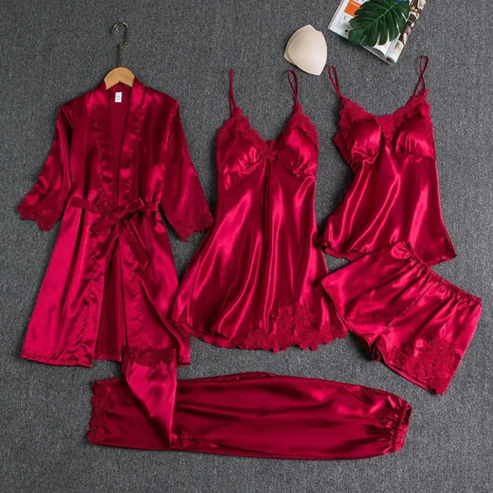 Silky Satin Pajama Set - brand - ai - accelerator - ldbse